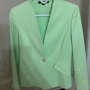 Bright green blazer